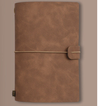 Vintage Travel Leather Binder Notebook Journal