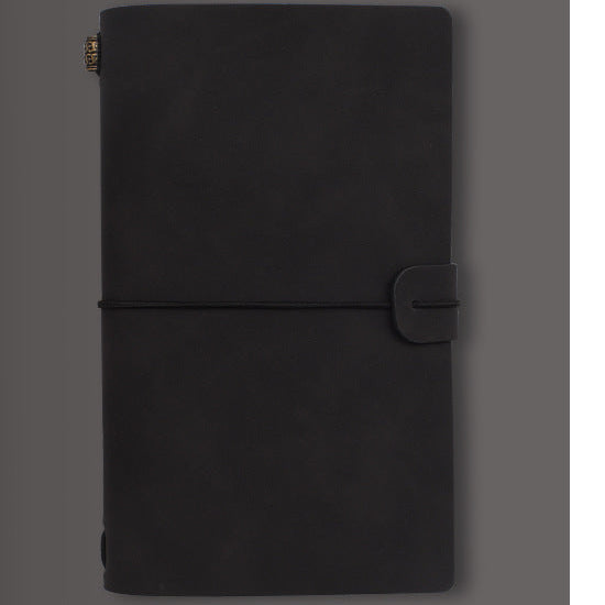 Vintage Travel Leather Binder Notebook Journal