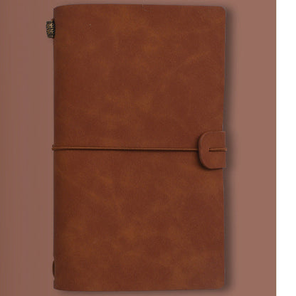 Vintage Travel Leather Binder Notebook Journal