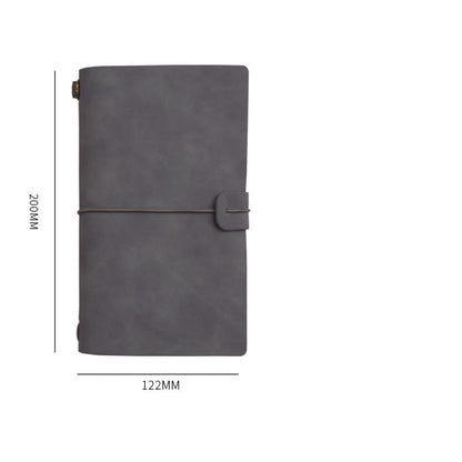 Vintage Travel Leather Binder Notebook Journal