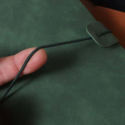 Vintage Travel Leather Binder Notebook Journal