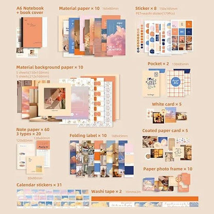 Sunset Vibes Journaling Kit Box