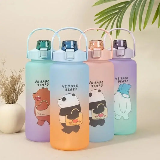 WeBareBearsLargeCapacity2000mlWaterBottlesandSippersCup#Sportswaterbottle#Leakproofwaterbottle#Fliptopwaterbottle#Strawwaterbottle#Filteredwaterbottle#Lightweightwaterbottle#Ecofriendlywaterbottle#Portablewaterbottle#Kidswaterbottle#Hikingwaterbottle#colorstylewaterbottle#bearstylebottle