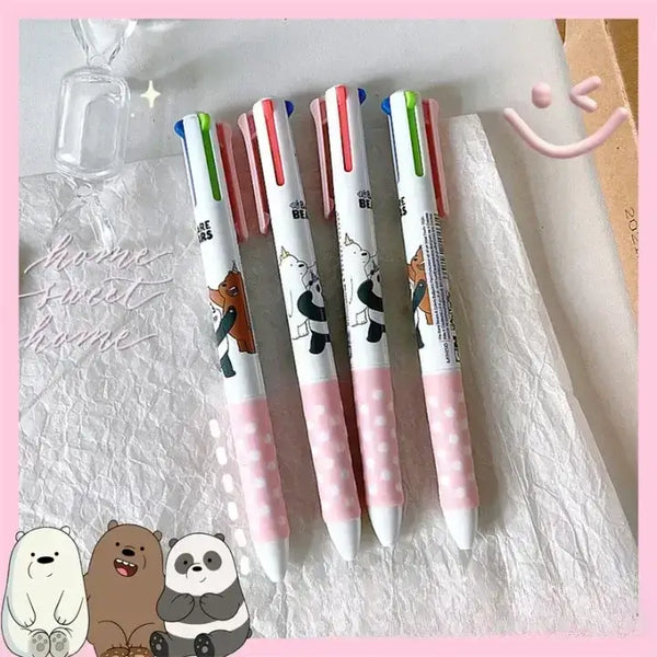 We Bare Bears Multi-Color ballpoint pen