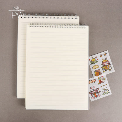 A4 Large Size Flip Up Type Lined Notepad