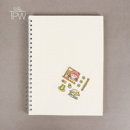 A4 Large Size Grid/Checked Notebook Notepad