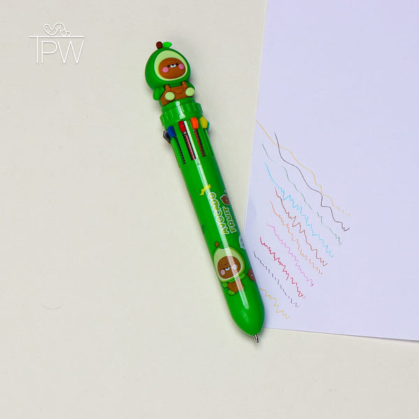 Creative Pear Bear Multi-Color Ball Point Pen