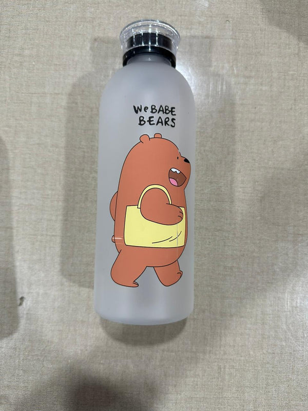 We Bare Bear Frosted Water Bottle - Minor Fault