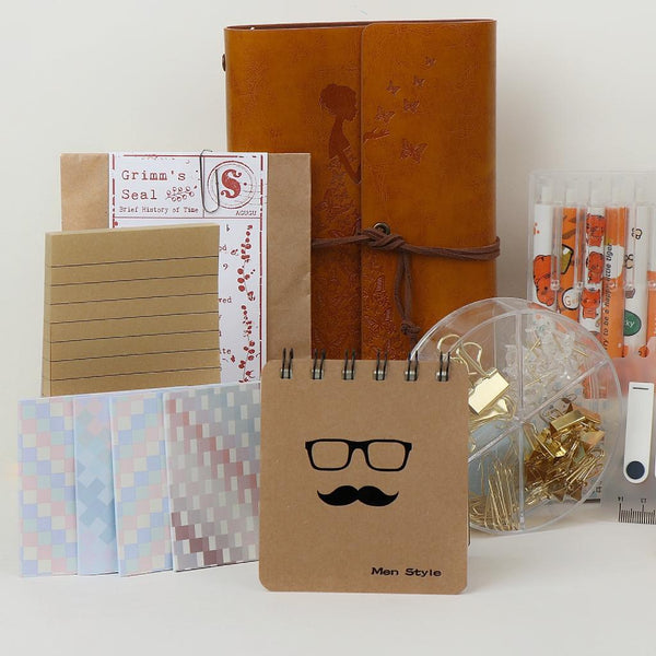 Retro Journal and Stationery Deal Set