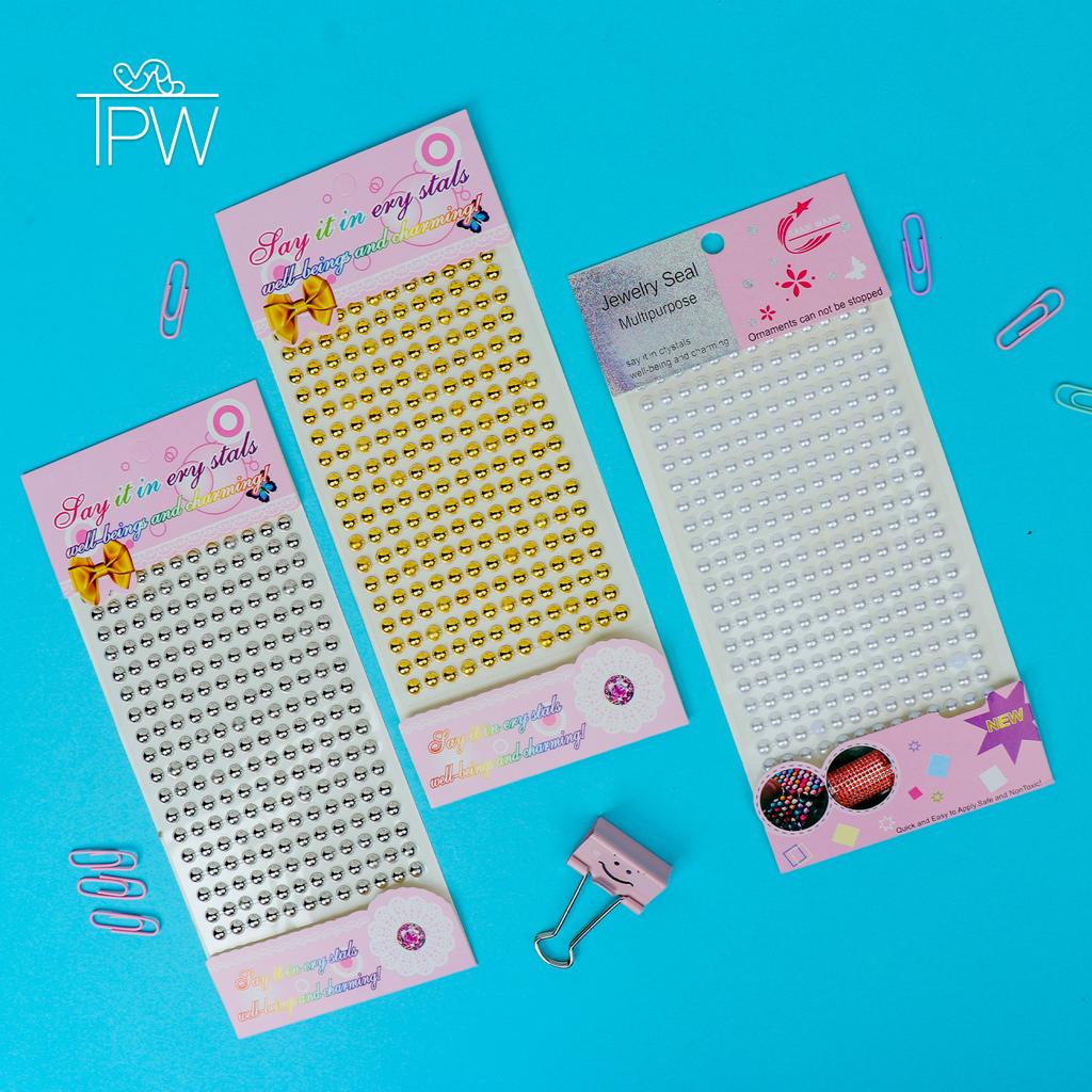 Crystal Pearl Sticker Sheets