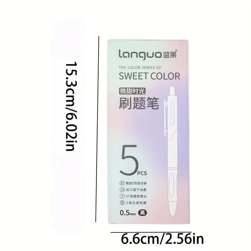 Languo Smooth Retractable Gel Pen set
