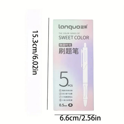 Languo Smooth Retractable Gel Pen set