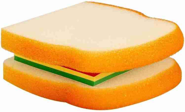 Soft Sandwich Shape Non-Sticky Note And Notepad