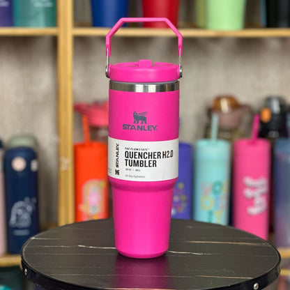 Ice Flow Handheld Tumbler With Flip Straw  - Pink