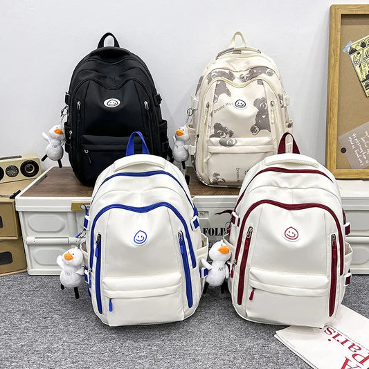 Cloudy Smile School Backpack