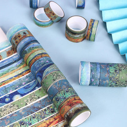 Van Gogh And Monet Oil Painting Wahi Tape Set