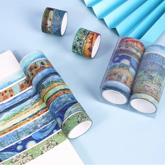 Van Gogh And Monet Oil Painting Washi Tape Set