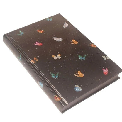 Holographic Butterfly and Moon Hardcover Journal
