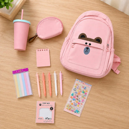 Bear Backpack & Stationery Gift Set