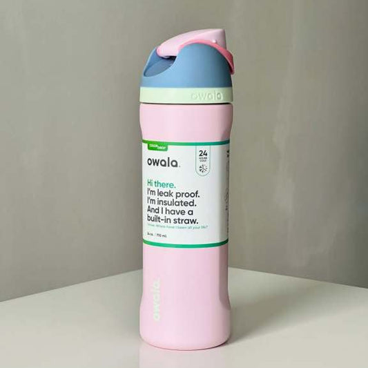 Owala Freesip Water Bottle - Pink