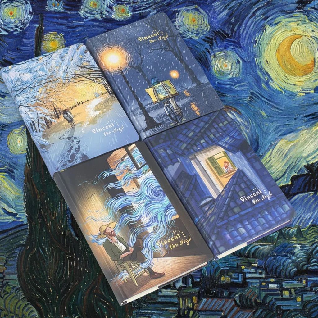Vincent Van Gogh Oil Painting Art Cover Hand Book Planner Journal