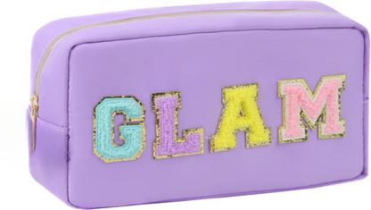 Glam Large Capacity PU LeatherCosmetic Pouch