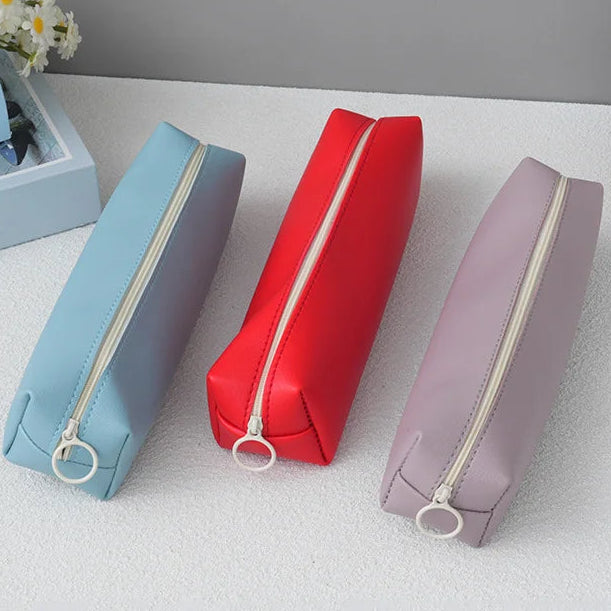 Classic PU Leather Stationery Case