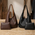 Large Trendy Shoulder Bag with Pouch