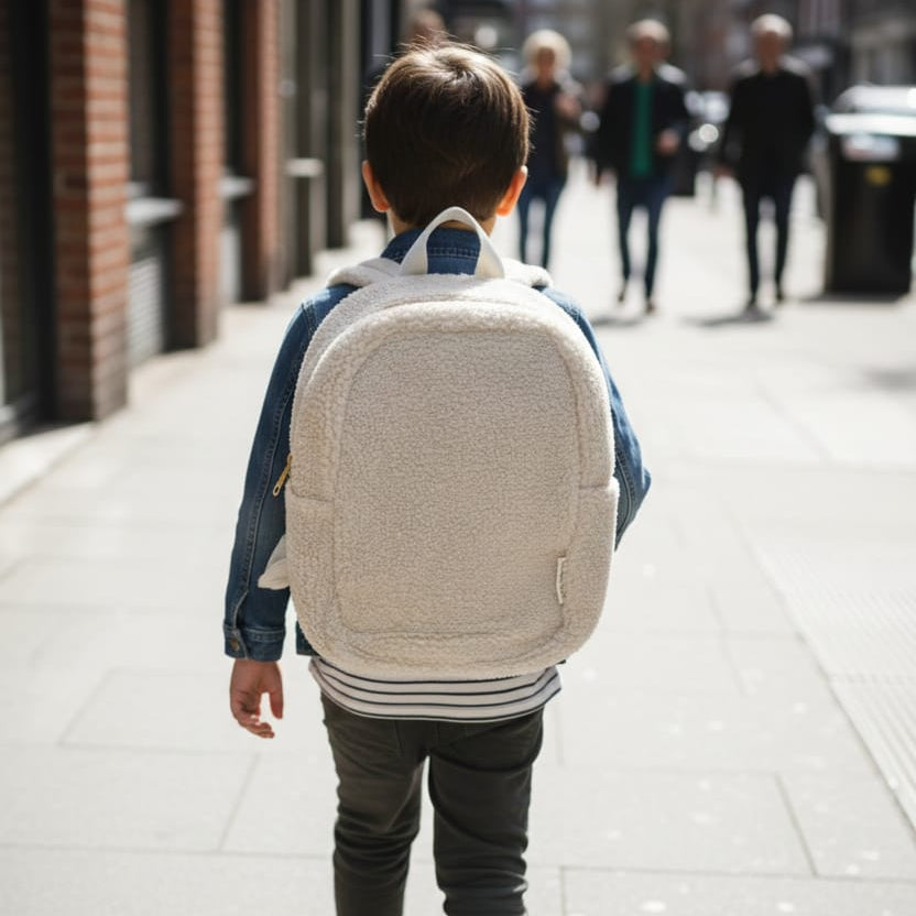 Wool Plush Kids Backpack