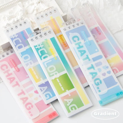 Color Code Index Sticker Writable Index Color Label Sticker Book – thepaperworm