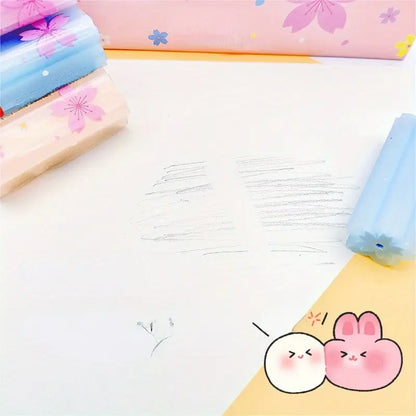 YALONG TO GO Sakura Flower Themed Cube Erasers