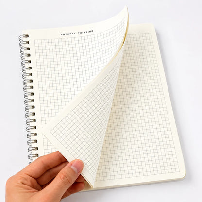 A4 Large Size Spiral Notebood with Elastic Closure