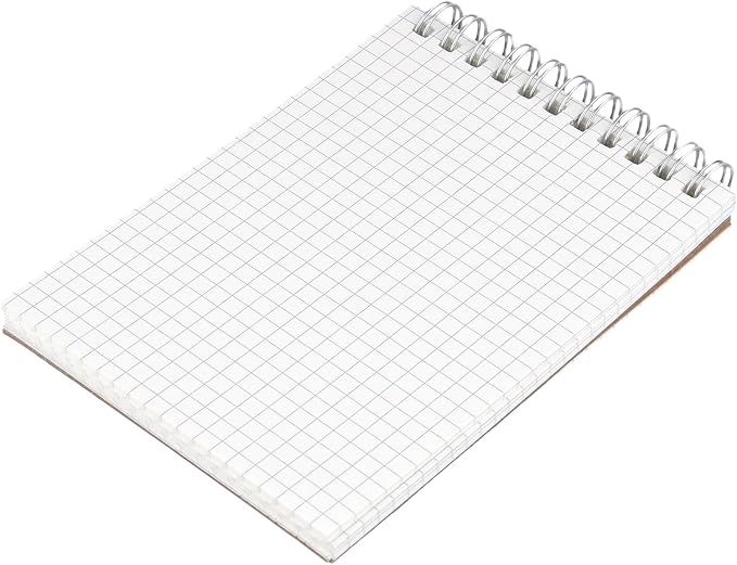PP Transparent Cover A6 Spiral Notepad