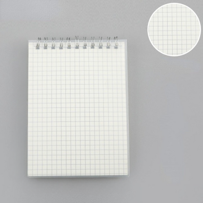 PP Transparent Cover A6 Spiral Notepad