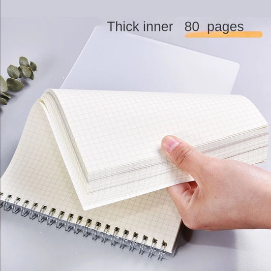 PP Transparent Cover A6 Spiral Notepad