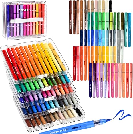 Multi Color Acrylic Marker Set