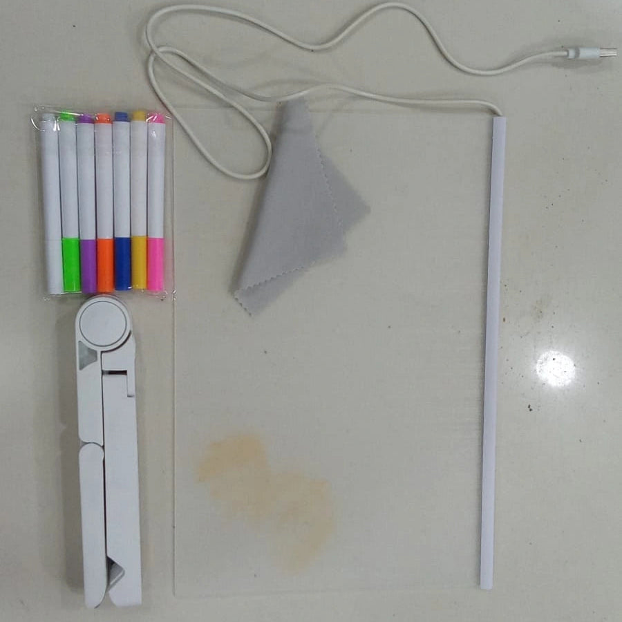LED Acrylic Luminous Board with Markers