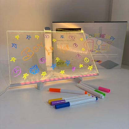LED Acrylic Luminous Board with Markers