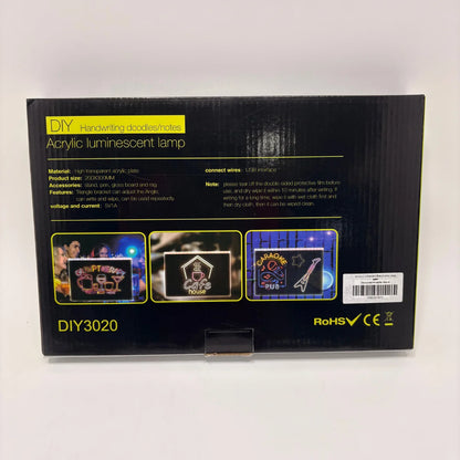 LED Acrylic Luminous Board with Markers