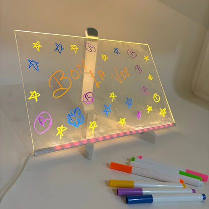 LED Acrylic Luminous Board with Markers