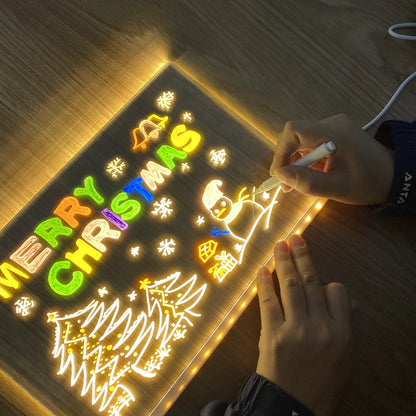 LED Acrylic Luminous Board with Markers
