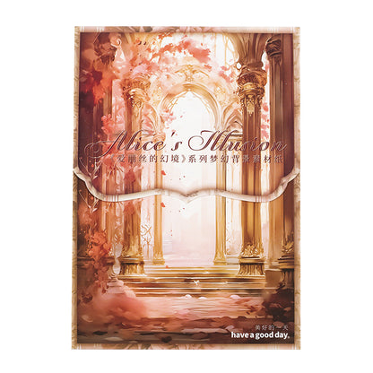 Alice's Fantasy Series Dream Background Journal Material Decorative Paper