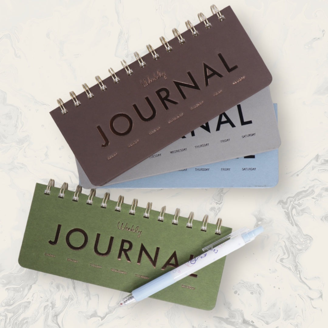 Landscape Coil Weekly Planner Journal