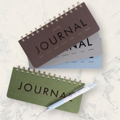 Landscape Coil Weekly Planner Journal