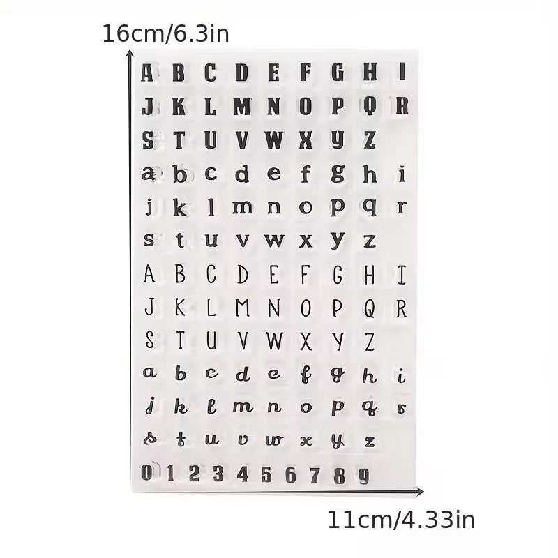 Silicon Transparent Stamp Sheets