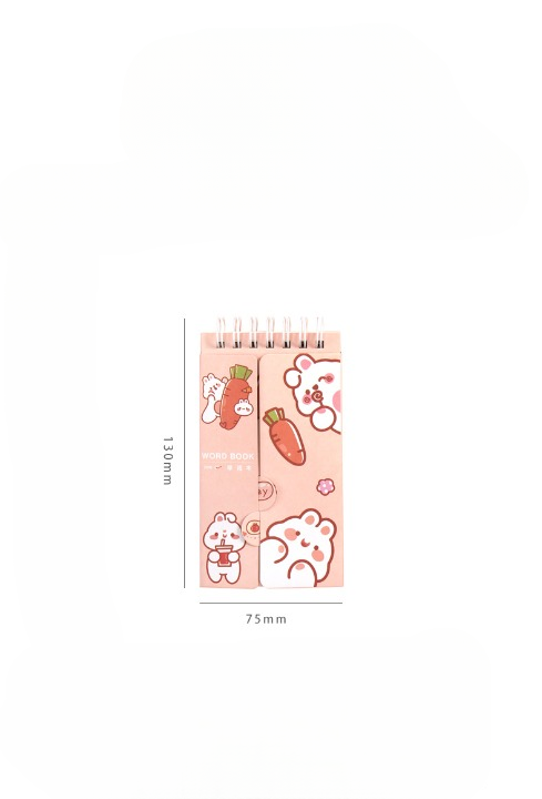 Cute Portable Spiral Notepad - Bear Series