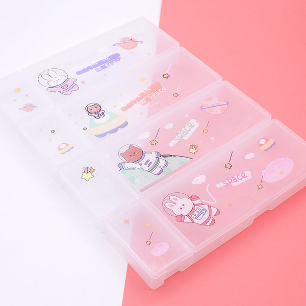 PVC Translucent Pencil Box