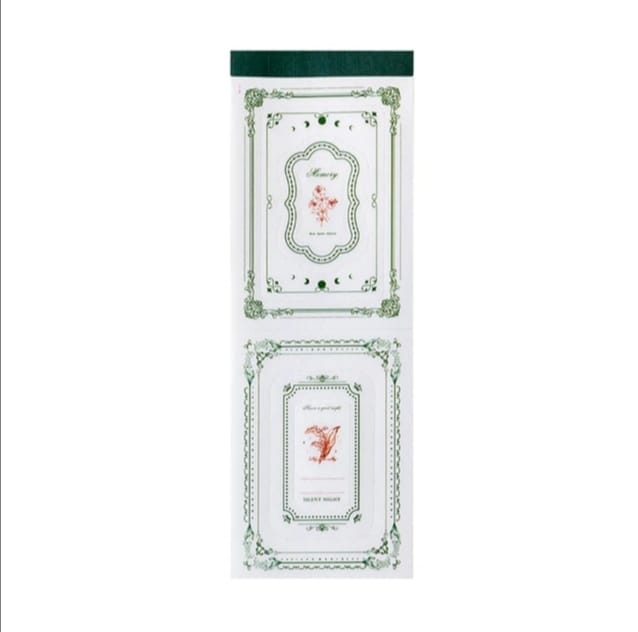 Vintage Flowers Frame Journaling Writing Sheets
