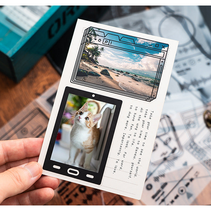 Photo Frame Background PET Stickers