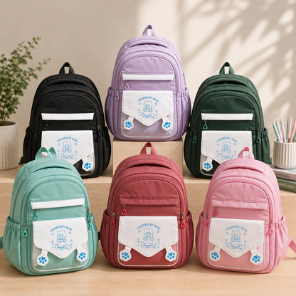 Premium Strawberry Bear Series School Backpack